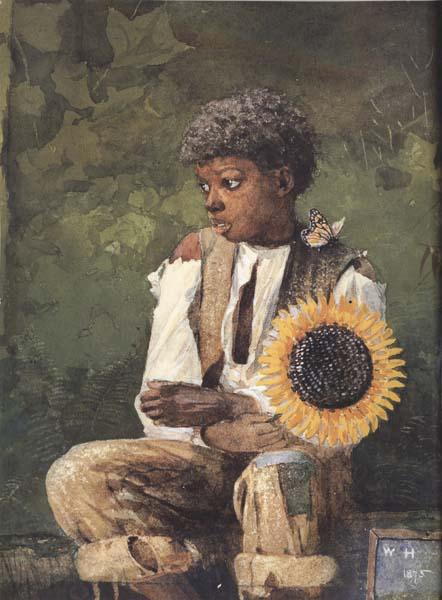 Winslow Homer Taking Sunflower to Teacher (mk44)